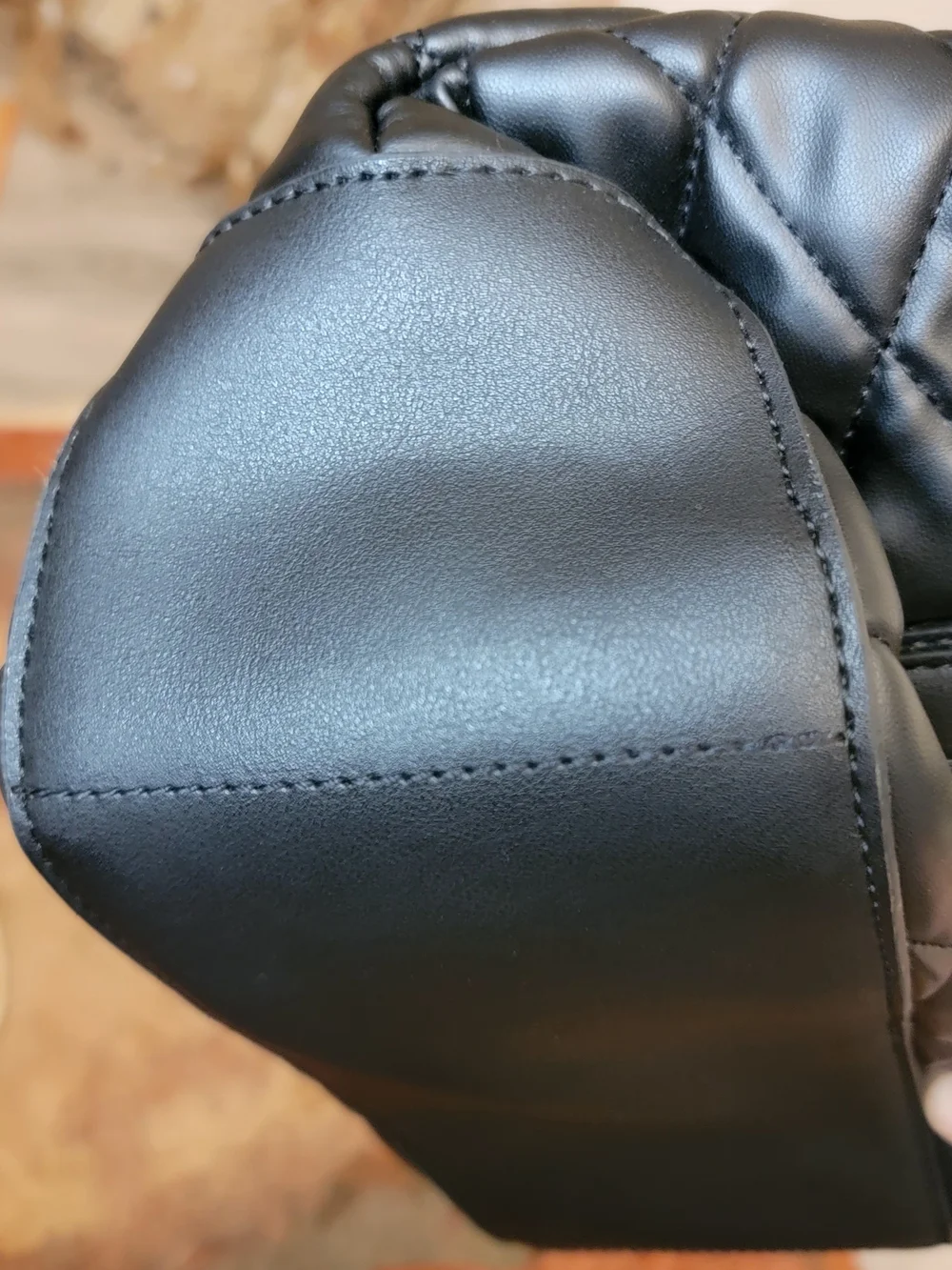 Steve Madden Black Quilted Satchel Crossbody